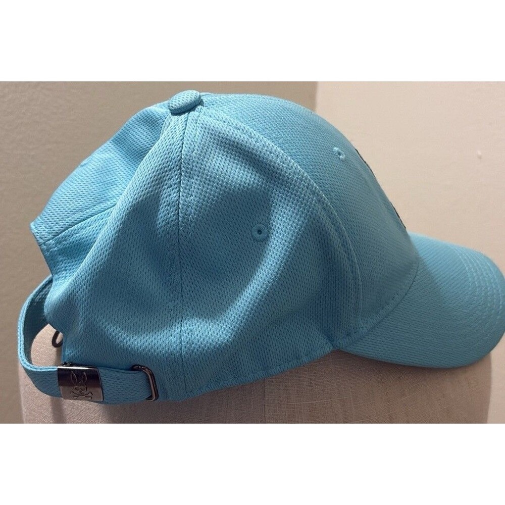 psycho bunny Accessories baseball cap AdjustableSeafoam Blue Skulls Size S Read - Picture 3 of 8